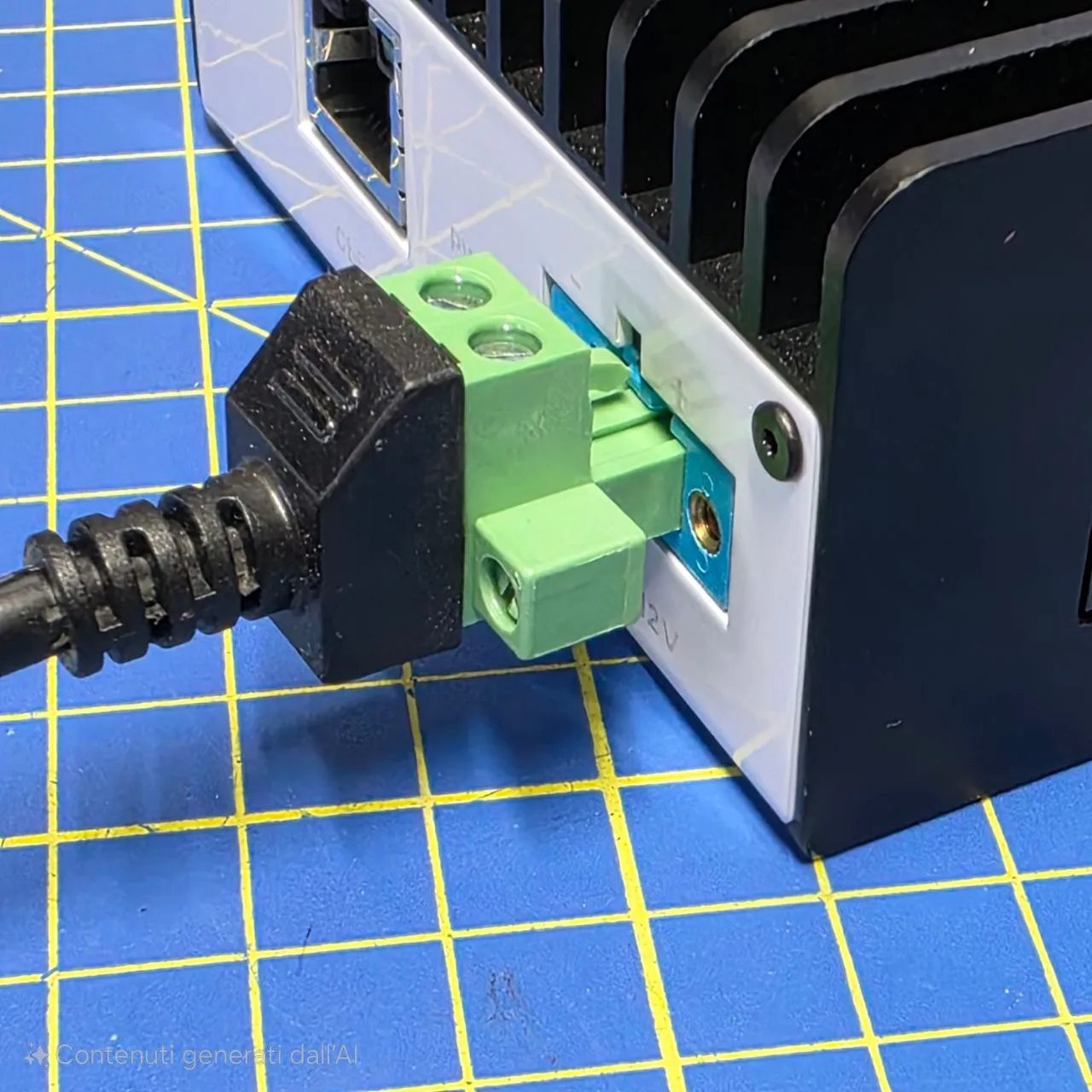 Power connector outside view