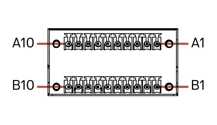 Expansion I/O pinout