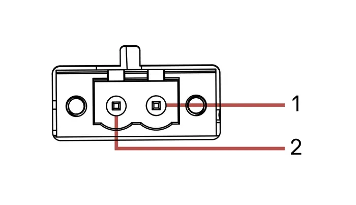 Power input pinout